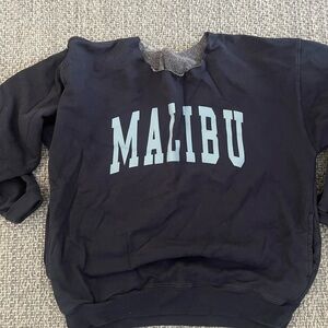 Brandy Melville Malibu Crewneck Navy